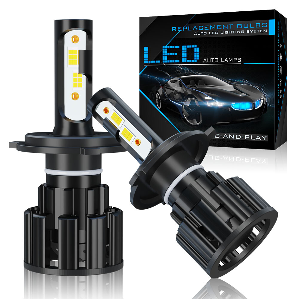 Newest Pair 7inch Led Round Headlight High-Low Beam for Peterbilt 379 359 Trucks