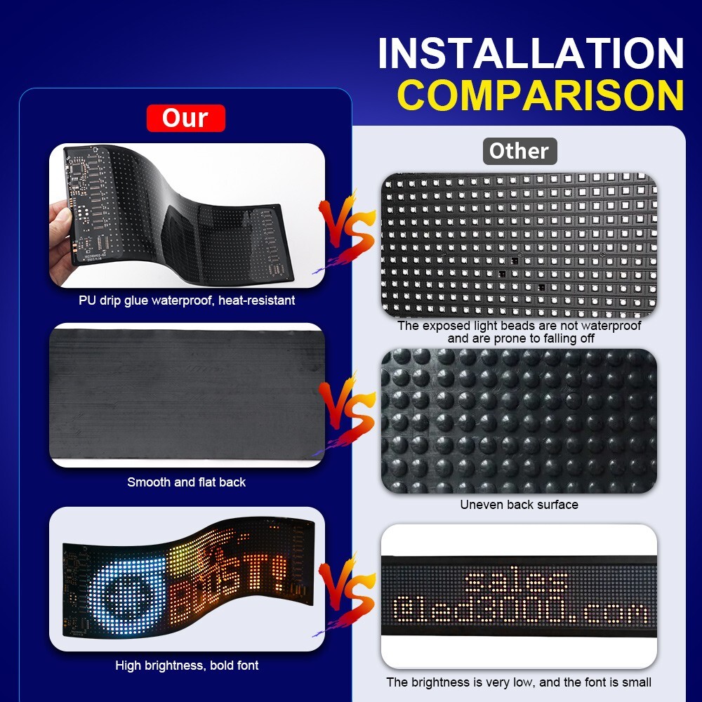 Colorful Devil Eye Lamp Soft Screen for Car Windows Led Eyes for Car Window DIY
