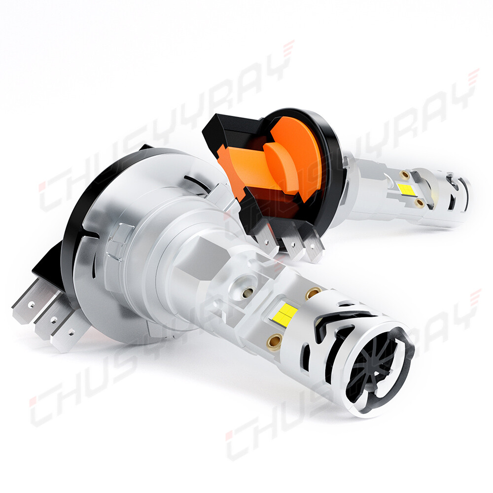 4x H15+H7 Combo LED Headlight Kits High Low Beam For Jaguar XE 2017-2018 2019