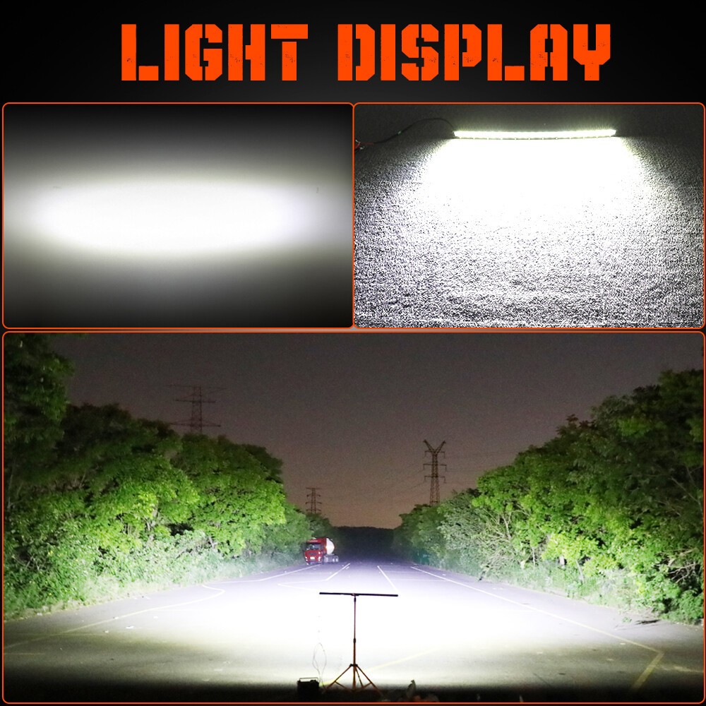 Slim 8 14 22 32 42 52″ LED Light Bar Spot Flood Combo Driving Truck Offroad SUV