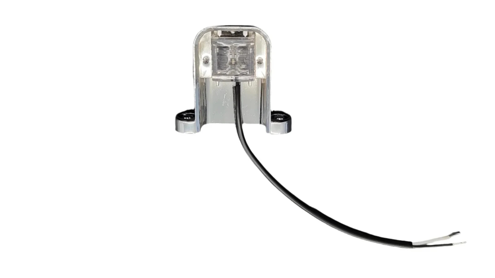 TecNiq LED License Plate Lamp Step Light CHROME Camper Trailer Map USA