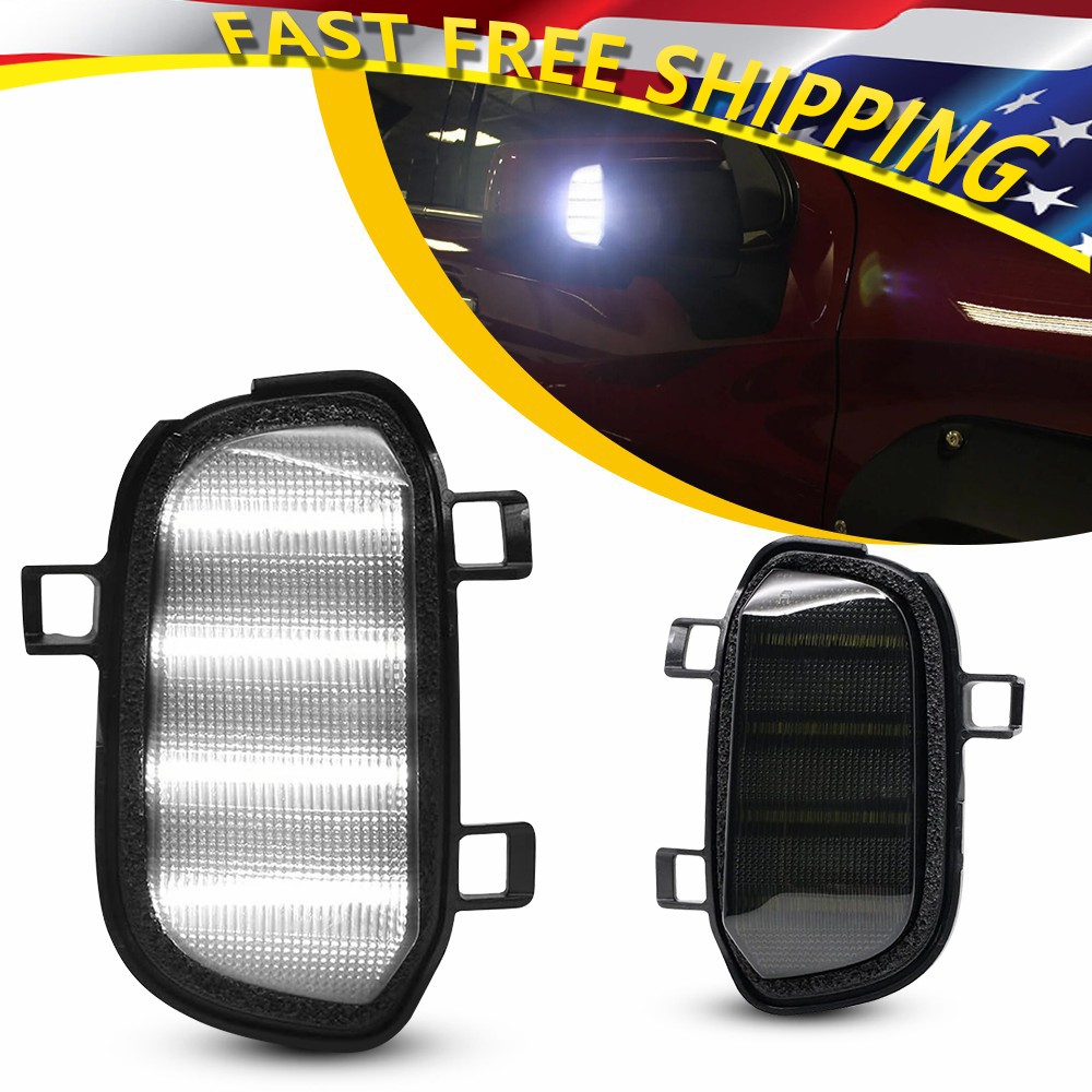 Mirror LED Task Light Spot Lamps Set For Silverado 19-22 Sierra 1500 NEW