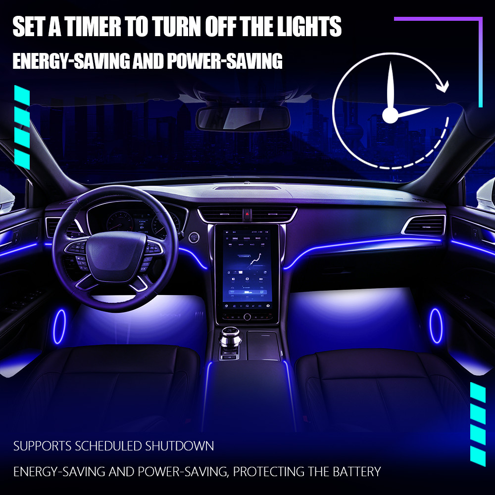 Car RGB Lights for Toyota 4Runner 2006-2009 Atmosphere Lamp Interior Kit