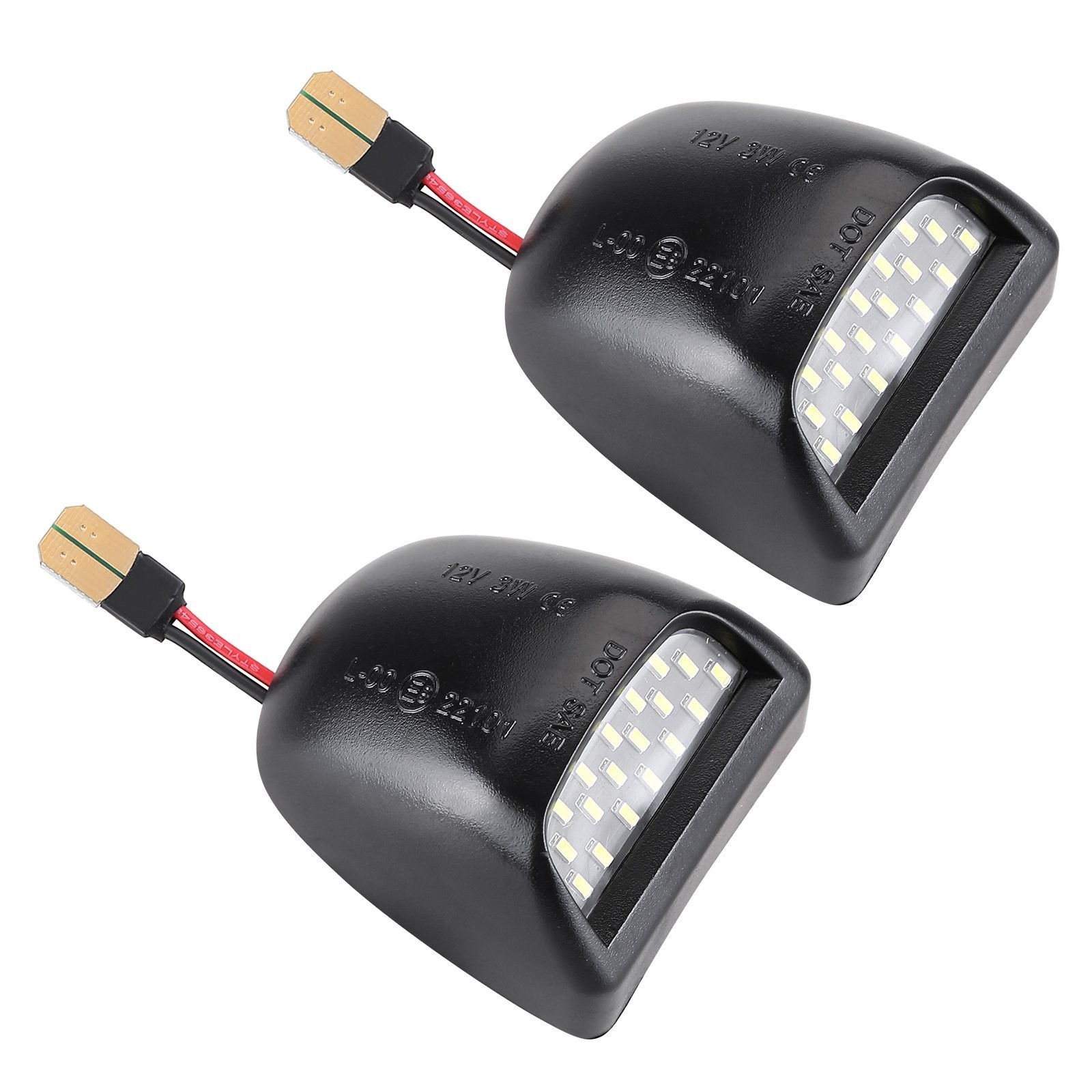 2x Bright White LED Tag License Plate Light Rear For Chevy Silverado 1500 99-13