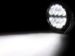 2x 6.5″ Round LED Driving Lights Spot Flood Combo Beam Offroad White Amber DRL