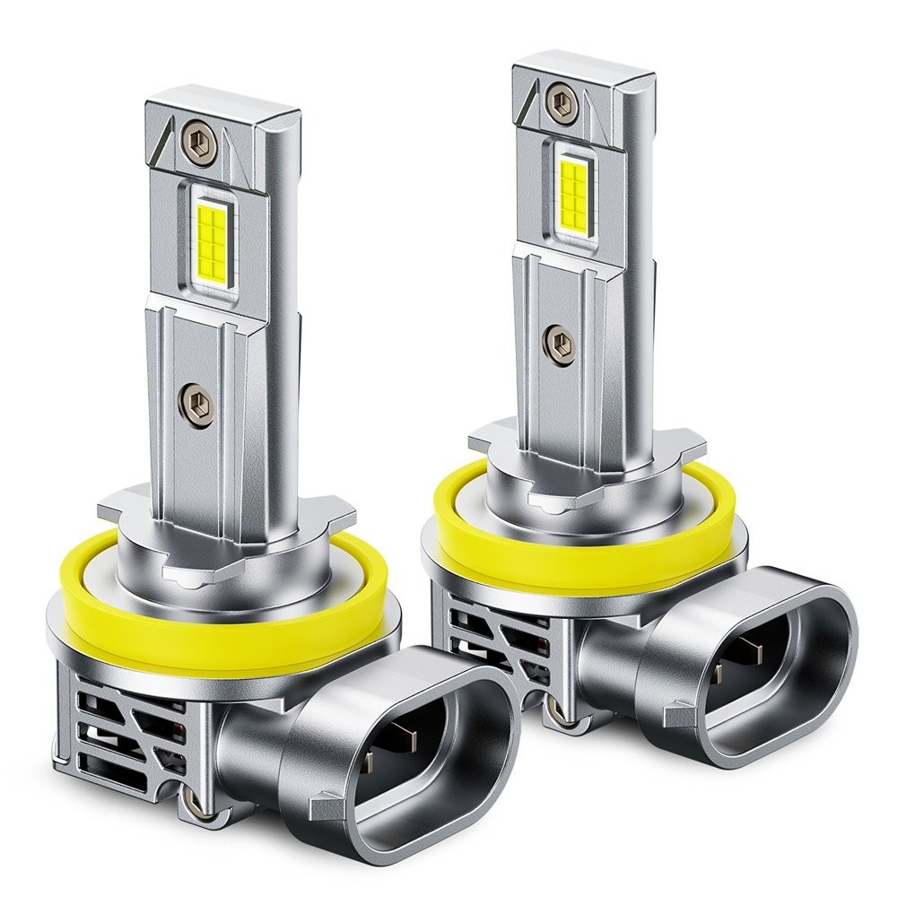 2x120W H11 H8 LED Headlights Kit Bulb 6500K H/L Beam Super White Bright 33000LM