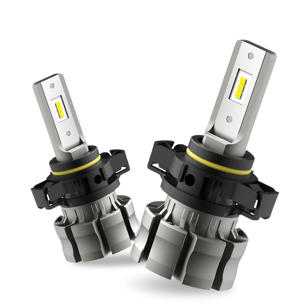 AUXITO H16 5202 LED Front Fog Light Bulbs 6500K Clear White Kit 48W Fanless PF2
