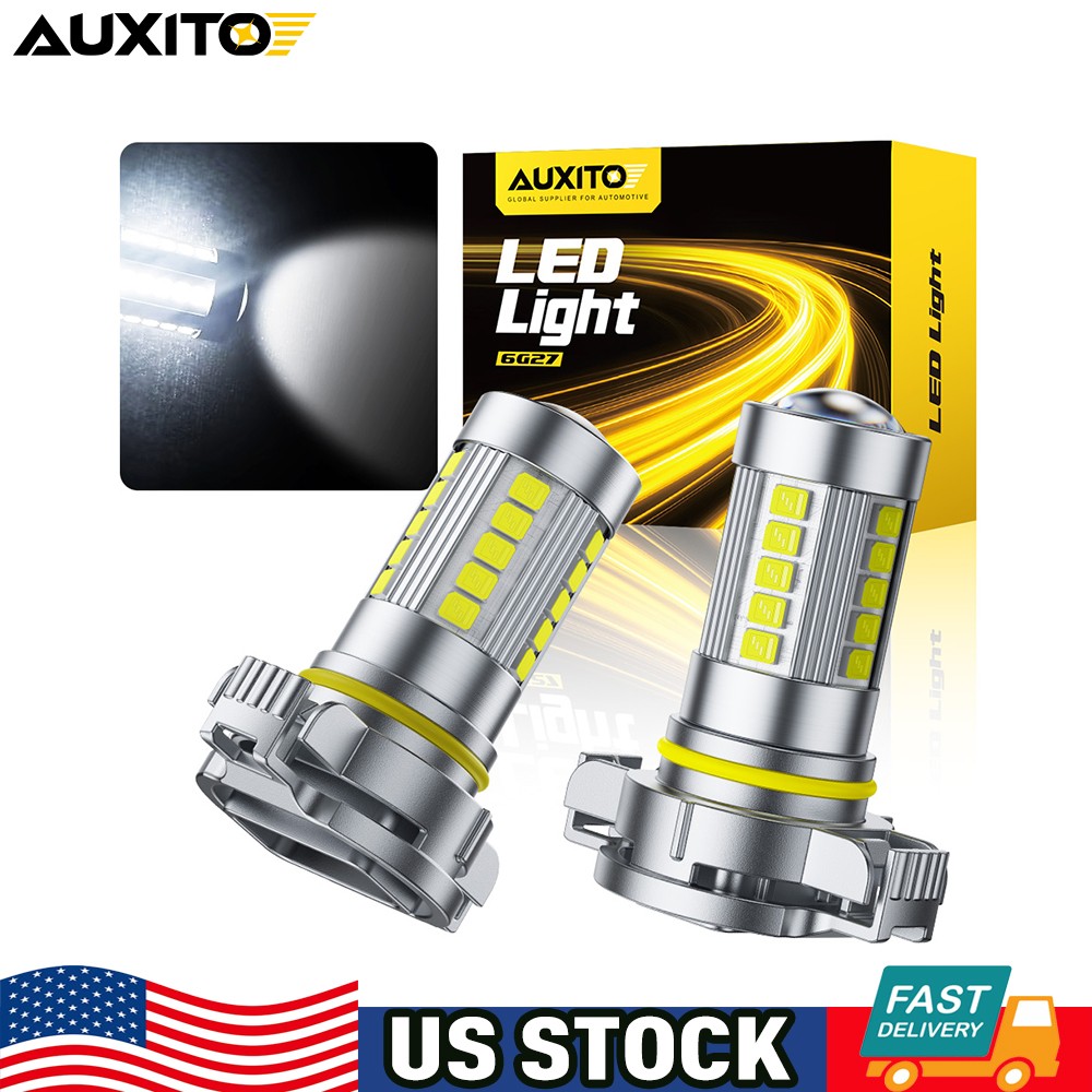 5202 LED Headlight Bulbs 6500K Extremely Bright Pure White Fog Light Bulb Kit