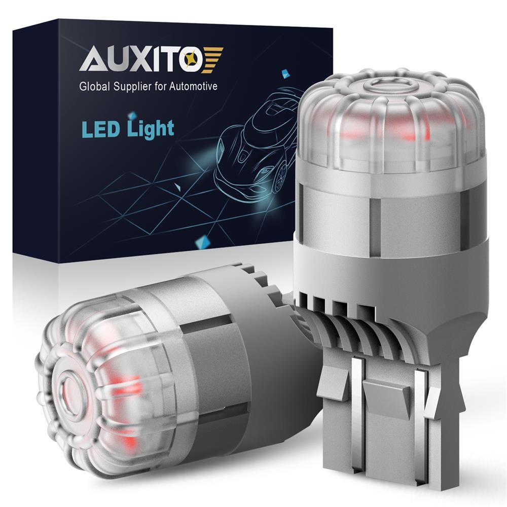 AUXITO 7443 / 7440 LED Bulbs Brake Stop Light Parking Lamp Red Super Bright 2pcs