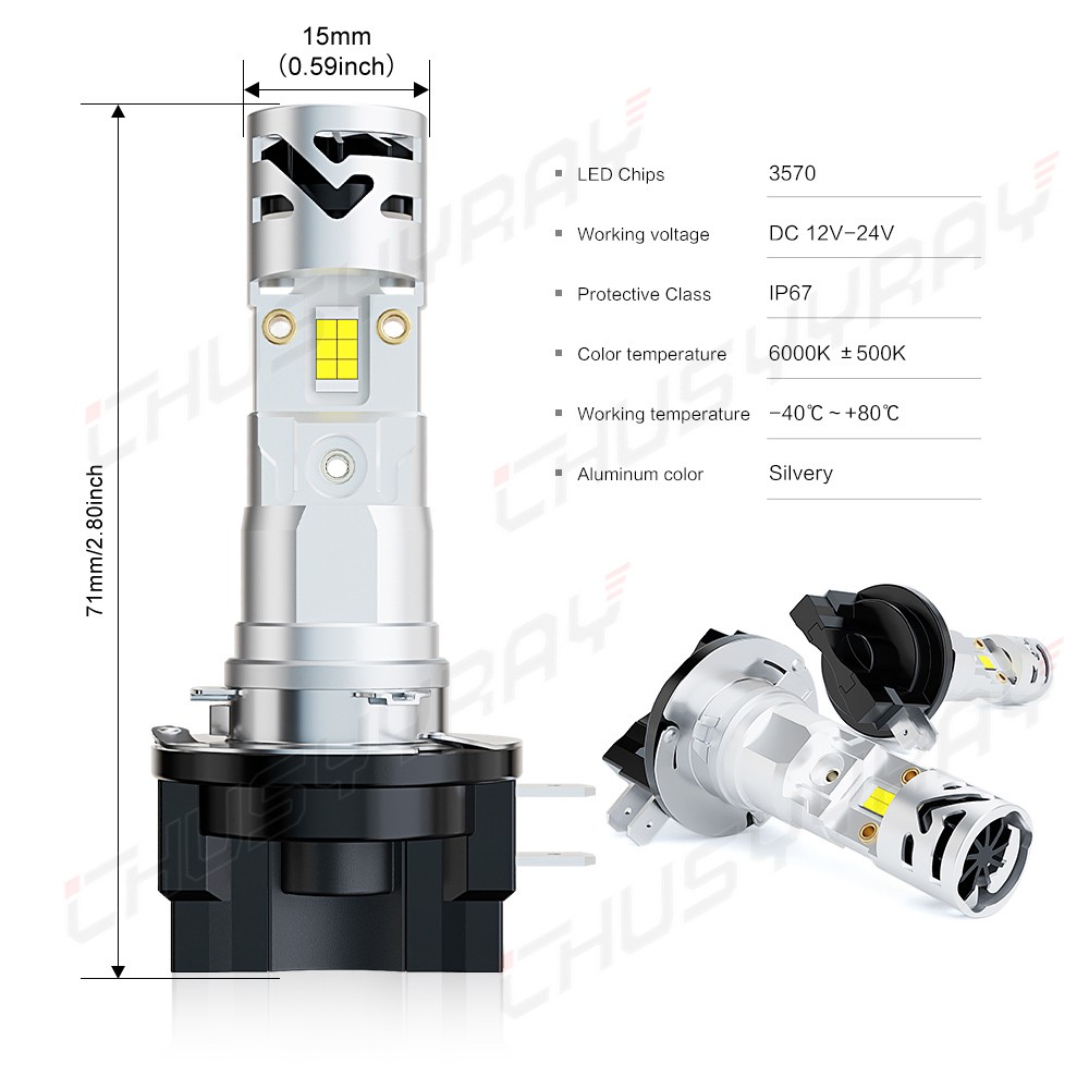 FOR Kia Soul 12-2013 H7+H11B LED Headlights Bulb Combo Kit