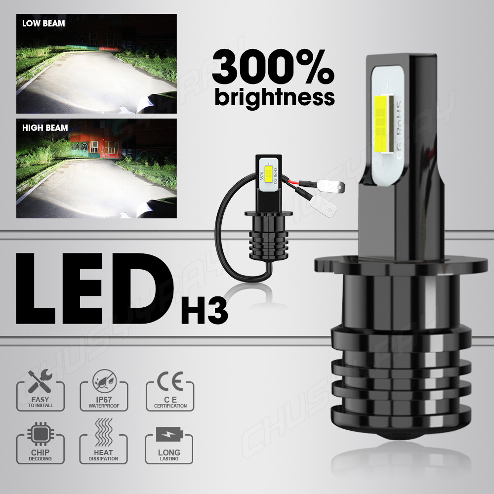 FIT Nissan Xterra 2000 2001 6000K LED Headlight High Low + Fog Light Bulbs Combo