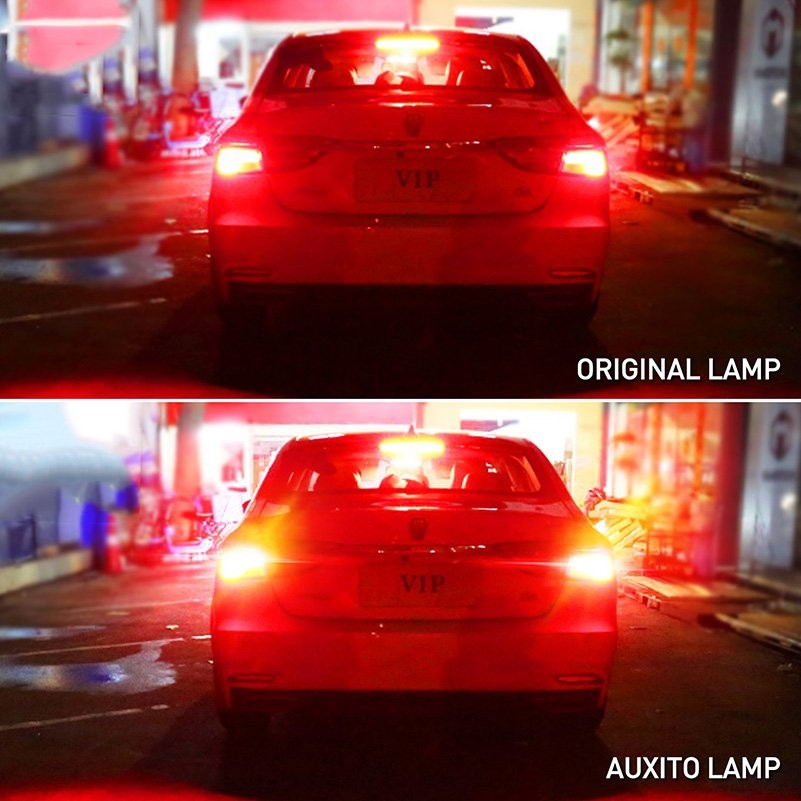2x Bright Red Bulb 7443 7440 LED Brake Stop Lights for Toyota Corolla 2009-2019