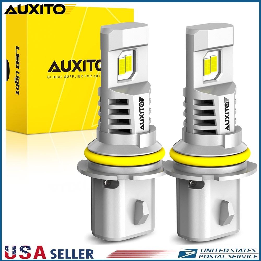 AUXITO 9007 HB5 LED Headlight Super Bright Bulbs Kit HIGH/LOW Beam 6500K White E