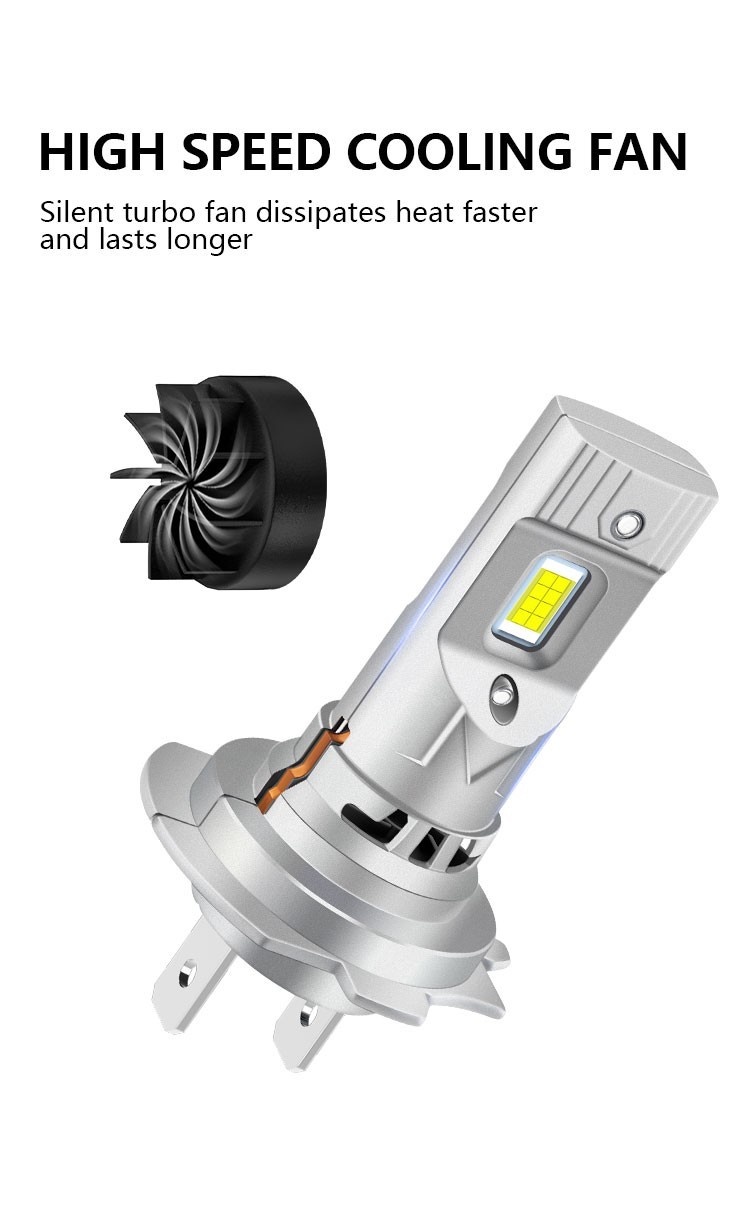 12V 62W Car Headlights Car Lighting 16000 Lumens 360 Degree Beam Angle