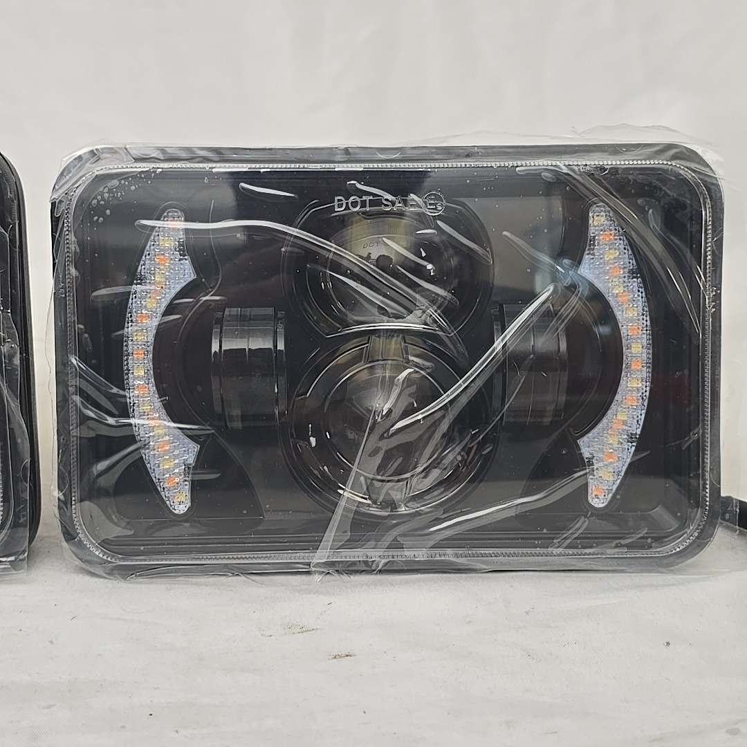 DOT 4×6“ LED Headlights for Kenworth T800 T400 T600 W900B Classic 120/132 HK 2X