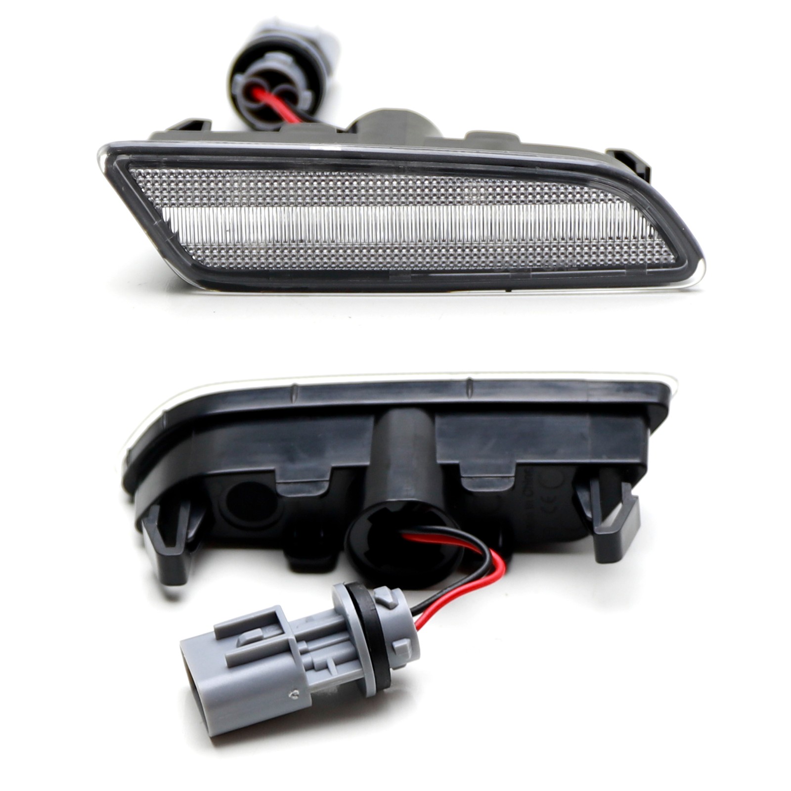 Clear Lens Amber Full LED Strip Side Marker Light Kit For Hyundai 2020-up Sonata