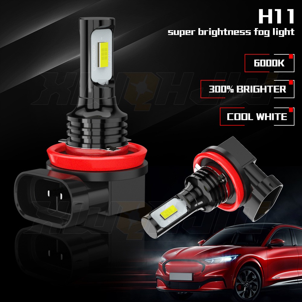 6000K Super Bright Combo LED Headlights H7 H7 H11 High+Low Beam+Fog Light Bulbs