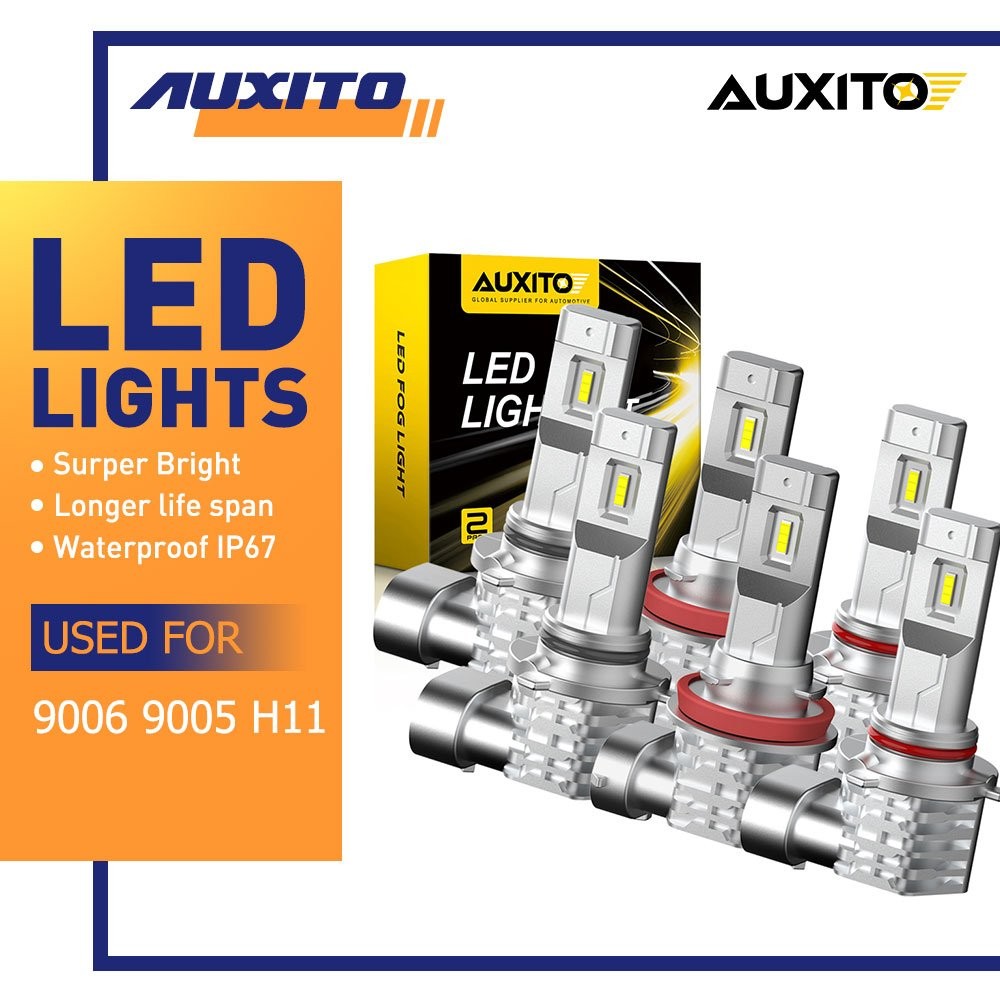 CANBUS H4 9005 9006 H11 H9 H8 H10 LED Headlight or Fog Light 6500K White 20W/PCS