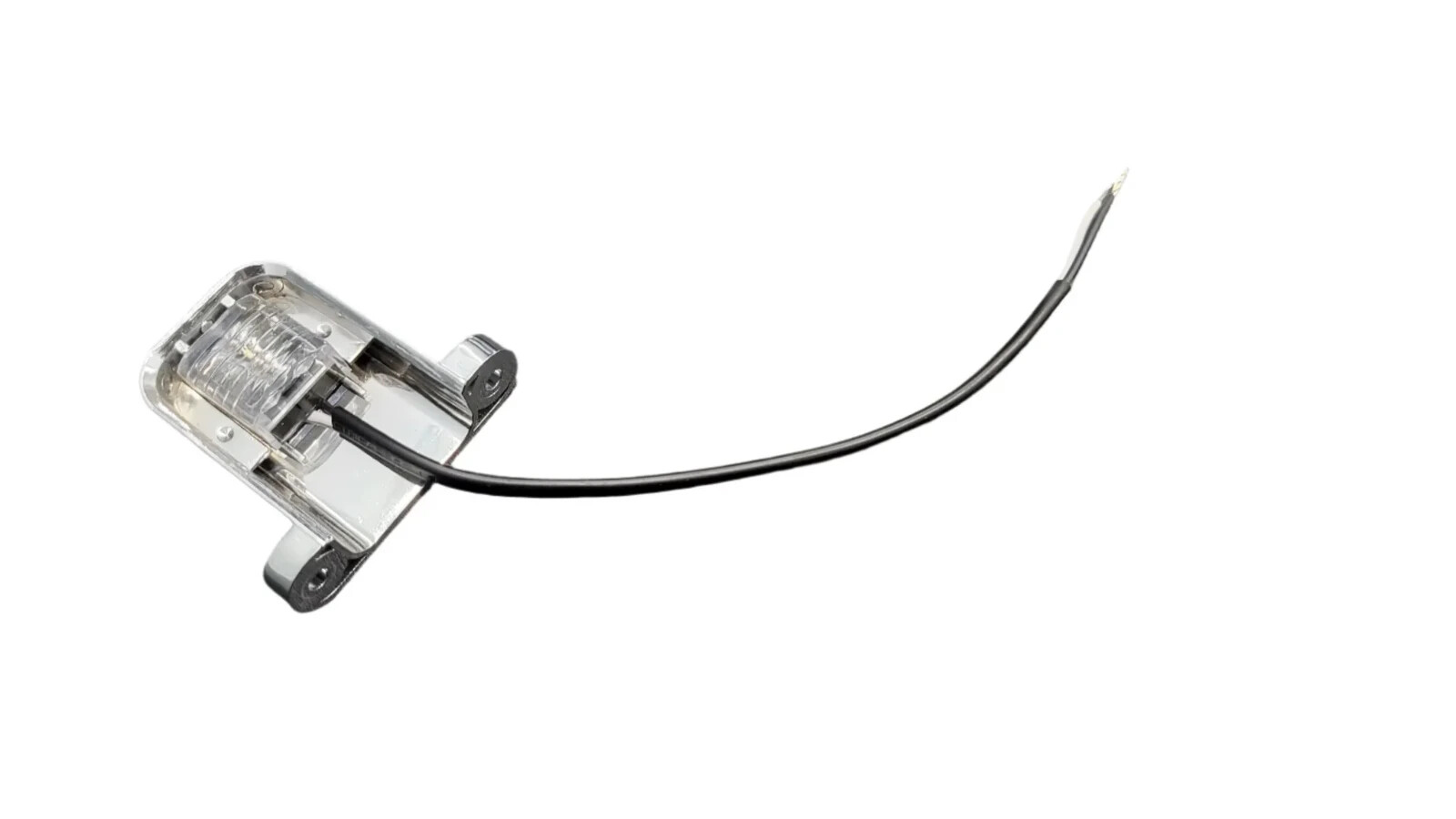 TecNiq LED License Plate Lamp Step Light CHROME Camper Trailer Map USA
