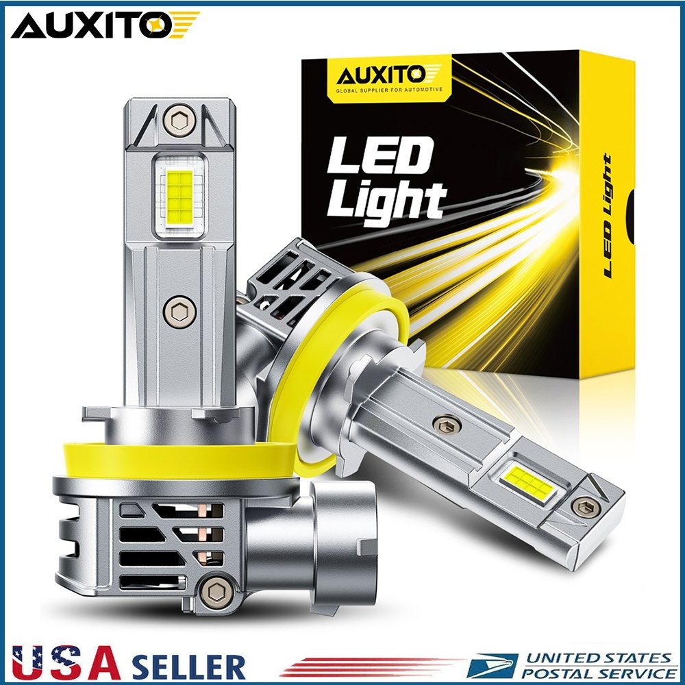 AUXITO H11 H8 LED Headlight Kit Hi/ Low Beam Bulbs Super Bright 6500K 2-20X
