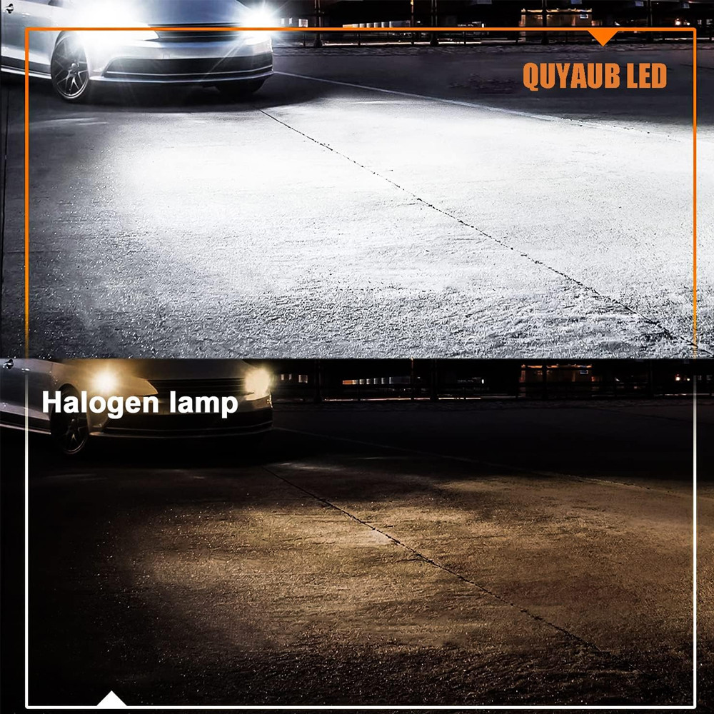 For 2004-2014 Ford F150 6000K LED Headlight Hi/Lo +Fog Light 4 Bulbs Combo kit