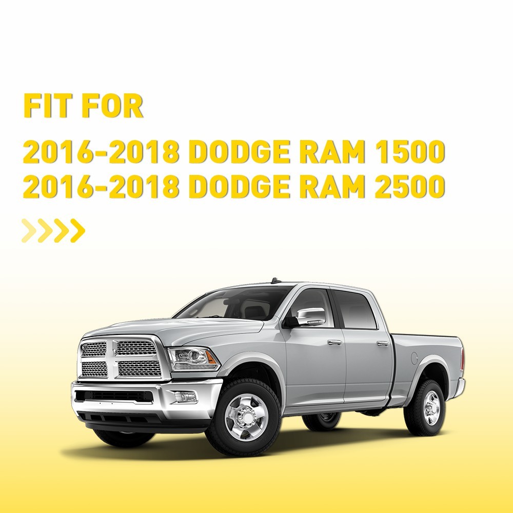 2PCS White LED Cargo Lights w/ Wiring 5182673AA Fit For 2016-2018 Dodge RAM 2500