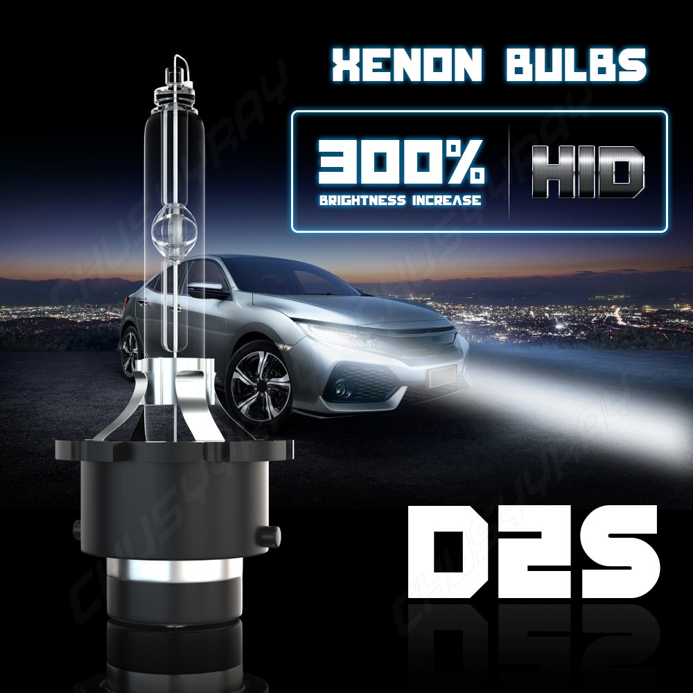 2X D2S D2R LED Headlight Bulb 1:1 Size 6000K White Replace HID Xenon Plug & Play