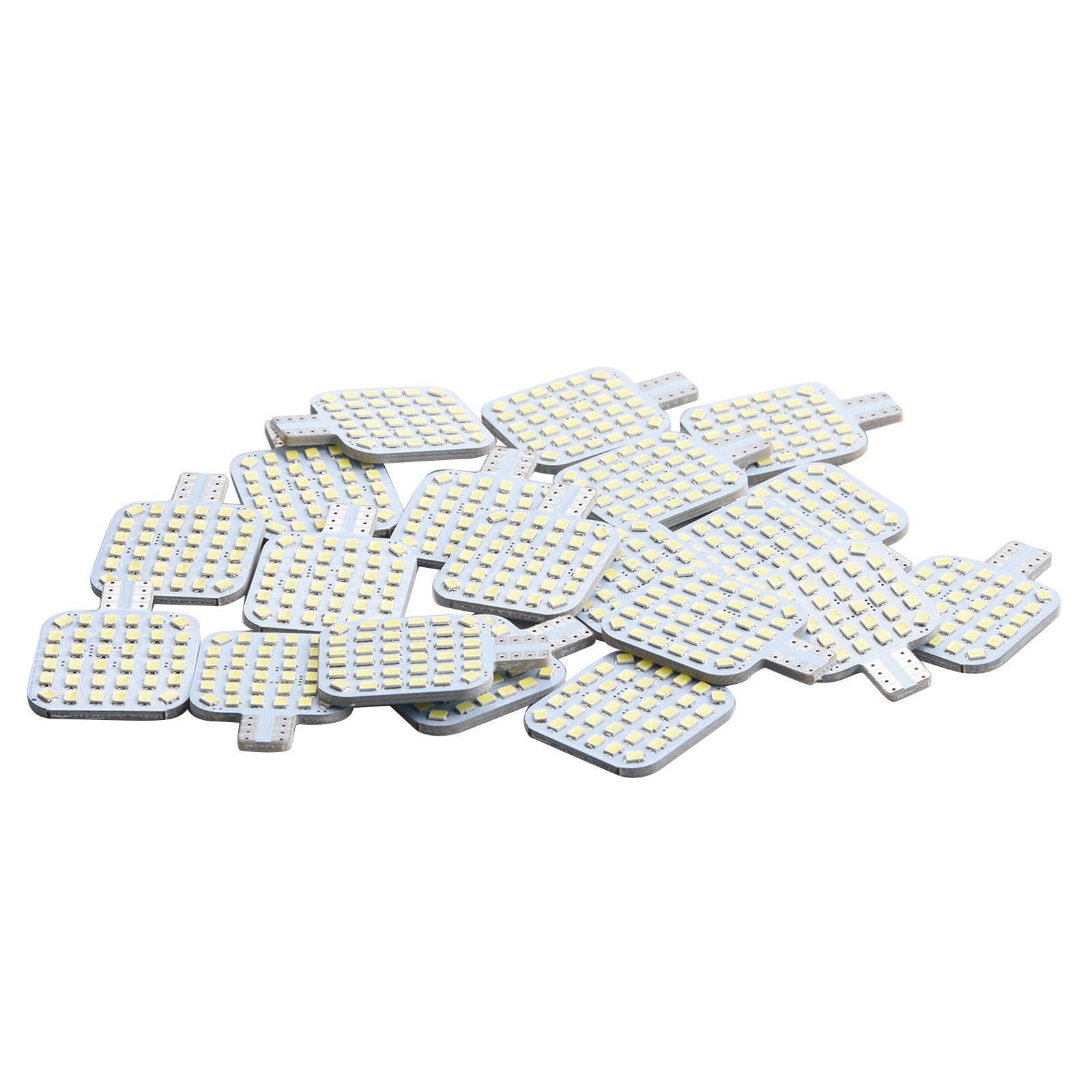 20pcs T10 LED Interior Light Bulbs Full Aluminum 2835 SMD Xenon White 12V RV