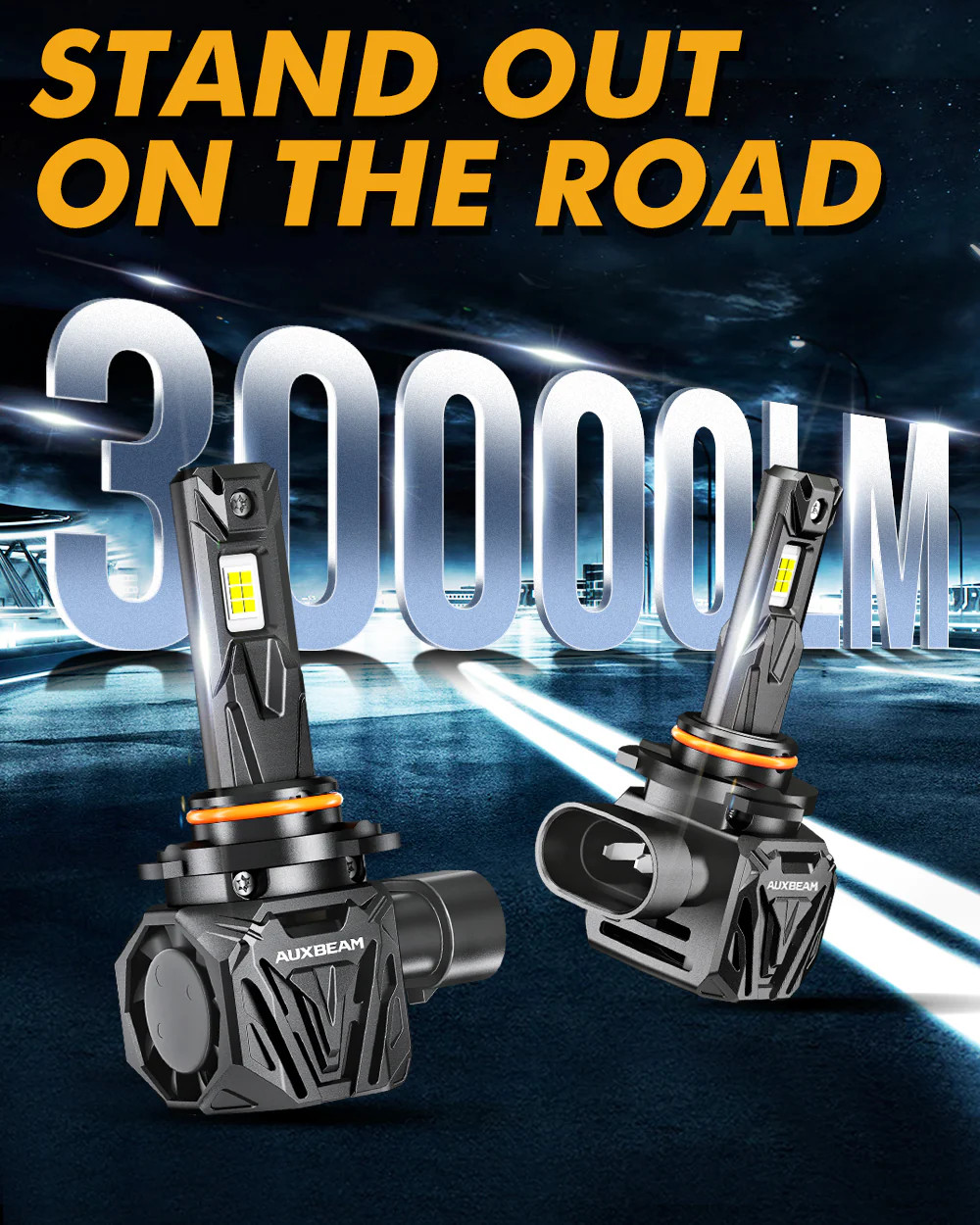 AUXBEAM Canbus LED Headlight High Low Beam Fog Bulb for Chevy Colorado 2015-2024