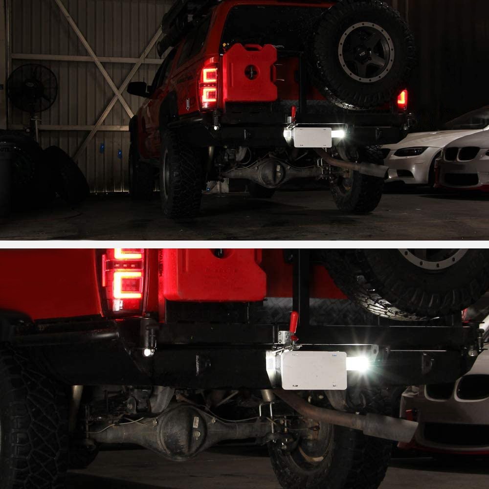 2pcs License LED Plate for Light Toyota Tacoma 2016-2021/Tundra 2014-2021 Lamp J