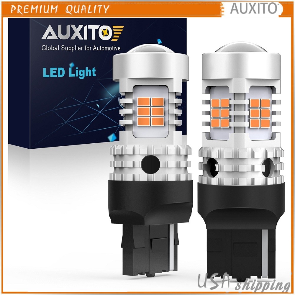AUXITO Amber 7440 LED Front Rear Turn Signal Light Bulbs No Hyper Flash Canbus