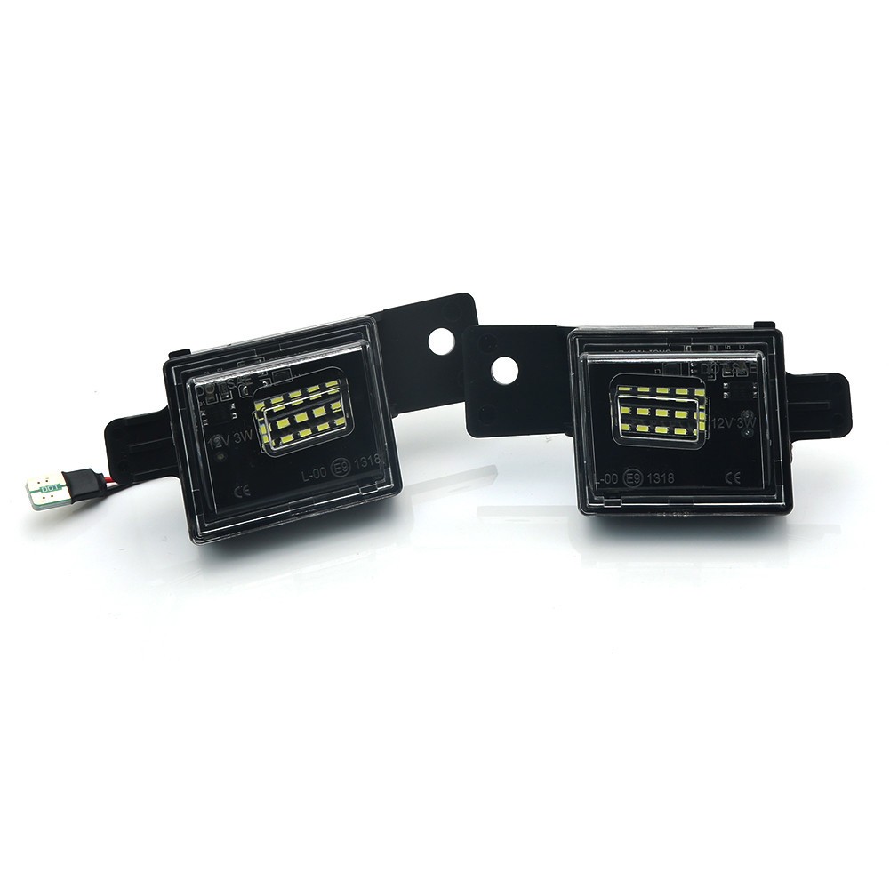 Car For 2015-2021 Chevrolet Colorado Rear 18 LED Number License Plate Light 2PC
