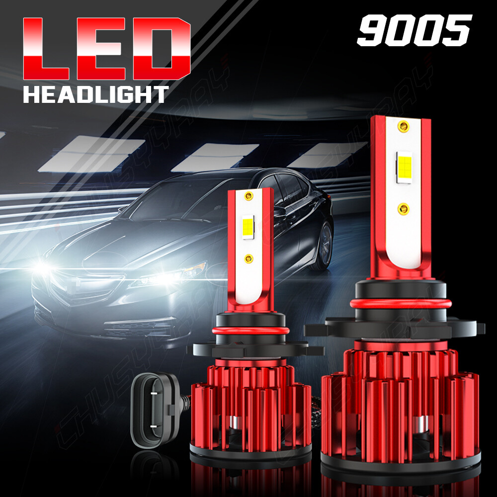 For 2015 – 2021 Dodge Charger – 2pc LED Headlight Kit Bulbs 9005 6000K White A