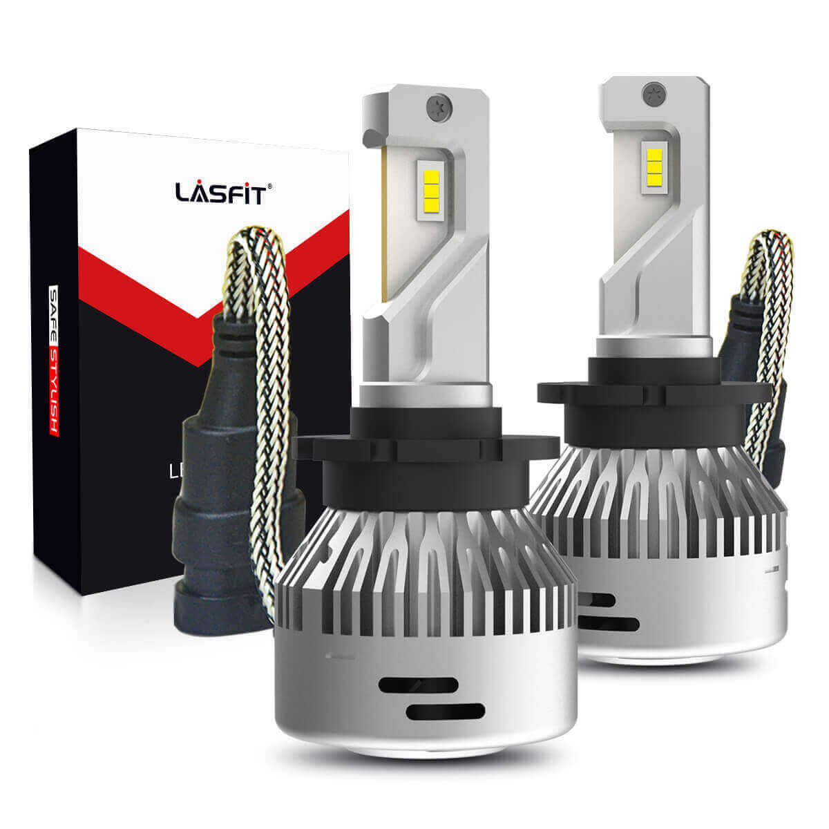2x LASFIT D2S D4S D2R D4R LED Headlight Bulb HID XENON Replacement 6000LM Bright