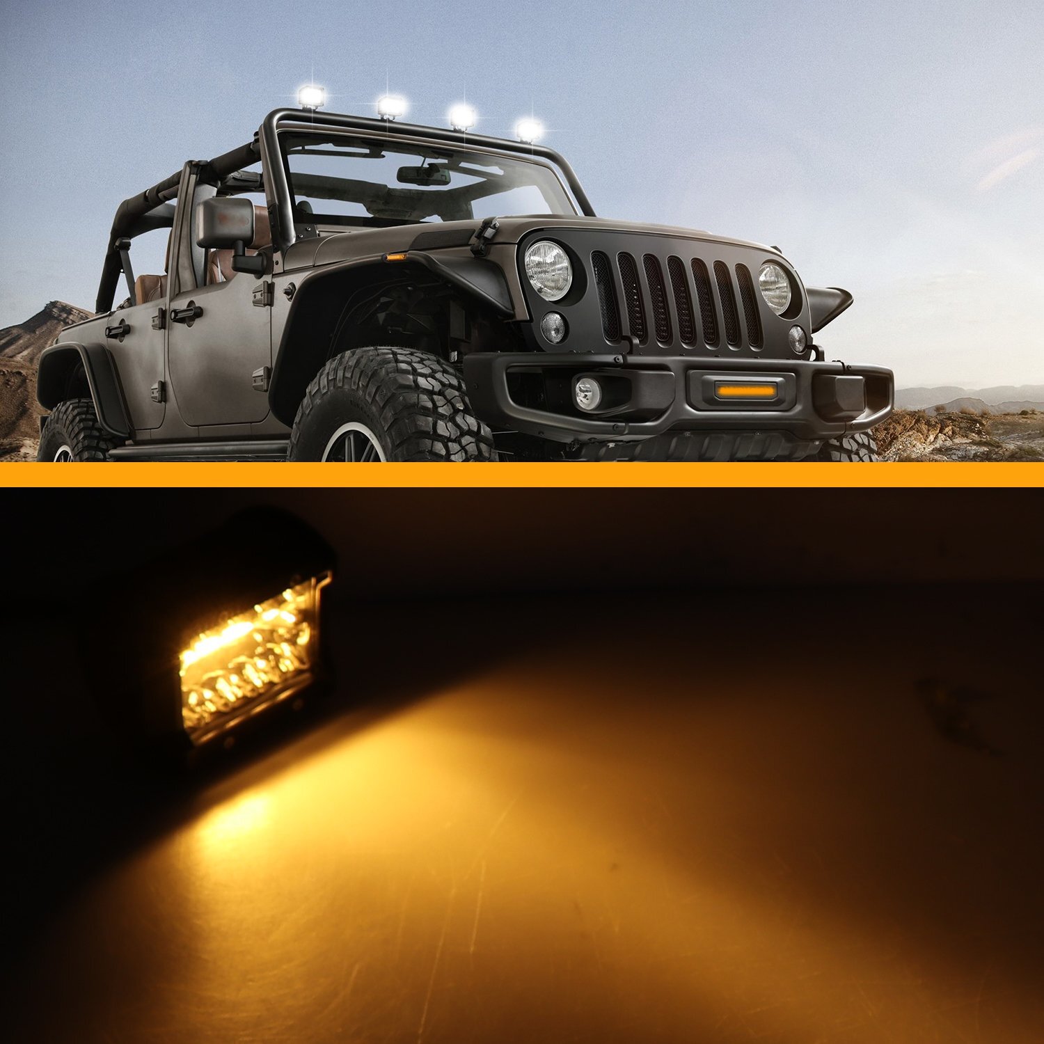 Tow Hitch Mounting Bracket+3-row 4“LED Work Light Pods Backup Reverse For Truck