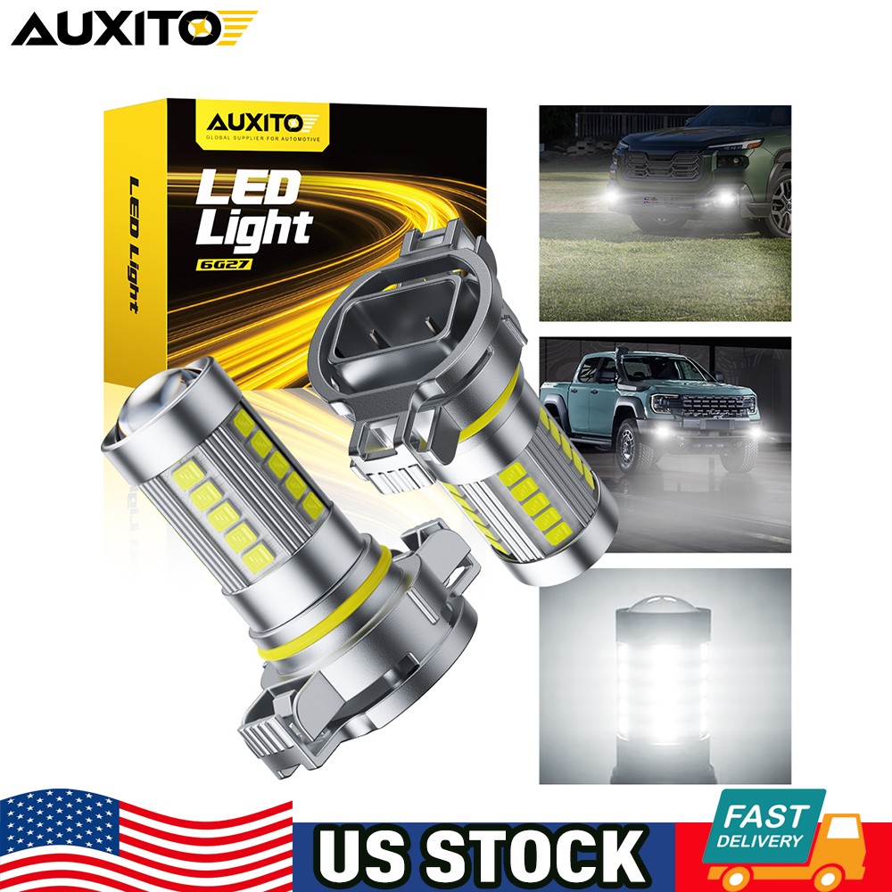 5202 LED Headlight Bulbs 6500K Extremely Bright Pure White Fog Light Bulb Kit