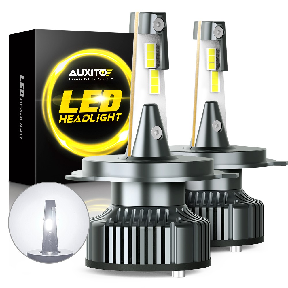 AUXITO 16000LM H4 72W 9003 Canbus Headlight LED Hi Combo Beam Lo White Bulbs