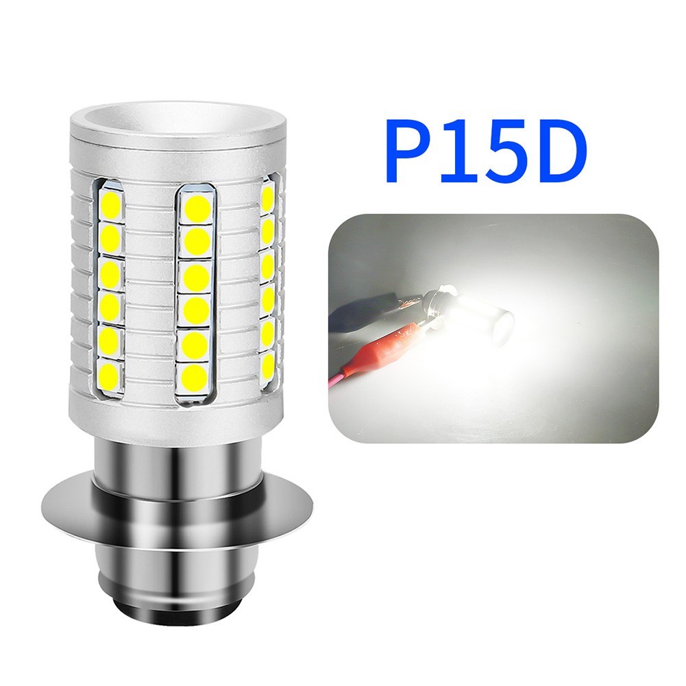 12V LED Motorcycle Headlight Bulb with Aviation Aluminum Alloy Housing