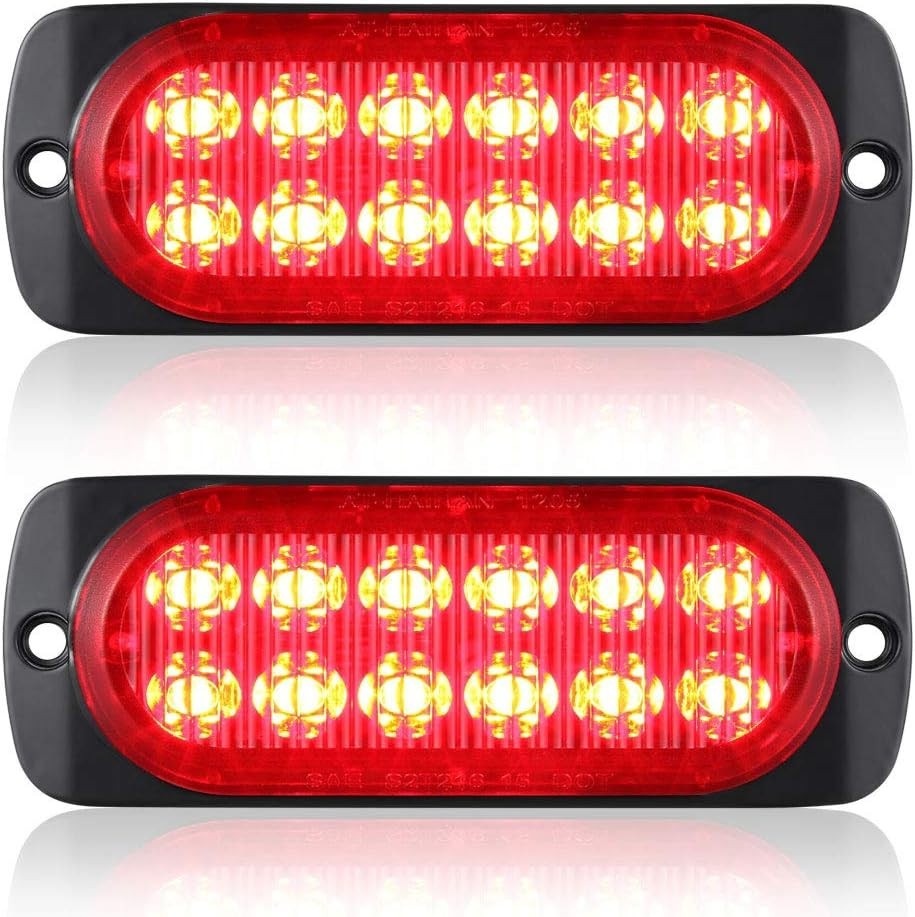Aluminum Housing DOT Compliant Trailer Lights – Ultra Slim Waterproof Design