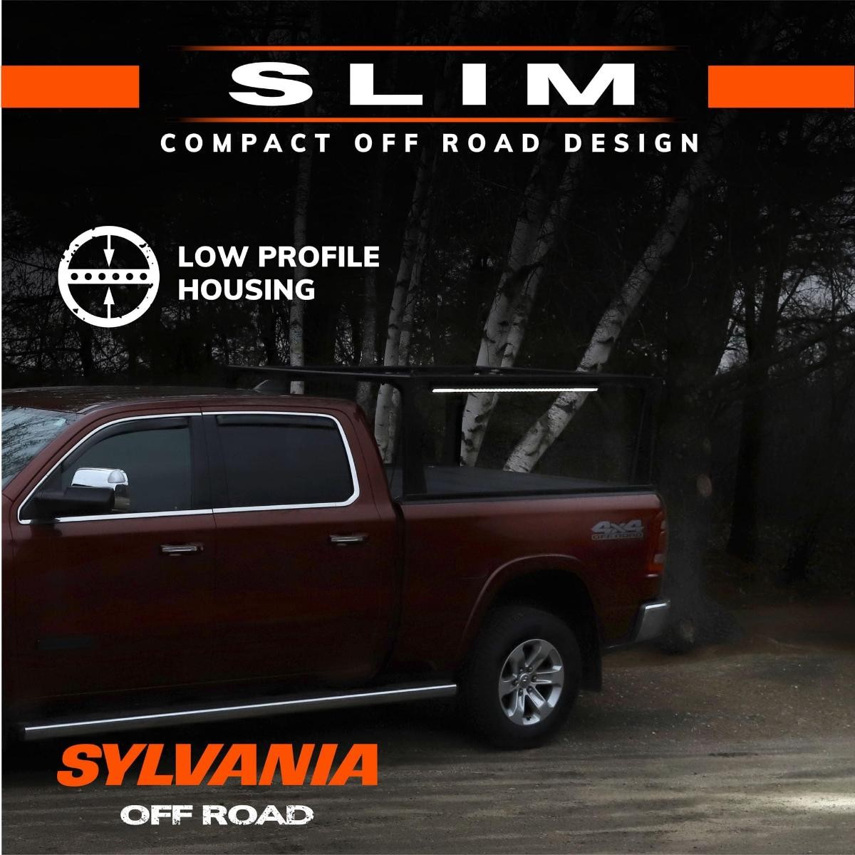 SYLVANIA – Slim 50 Inch LED Light Bar – Lifetime Limited Warranty – Combo Light