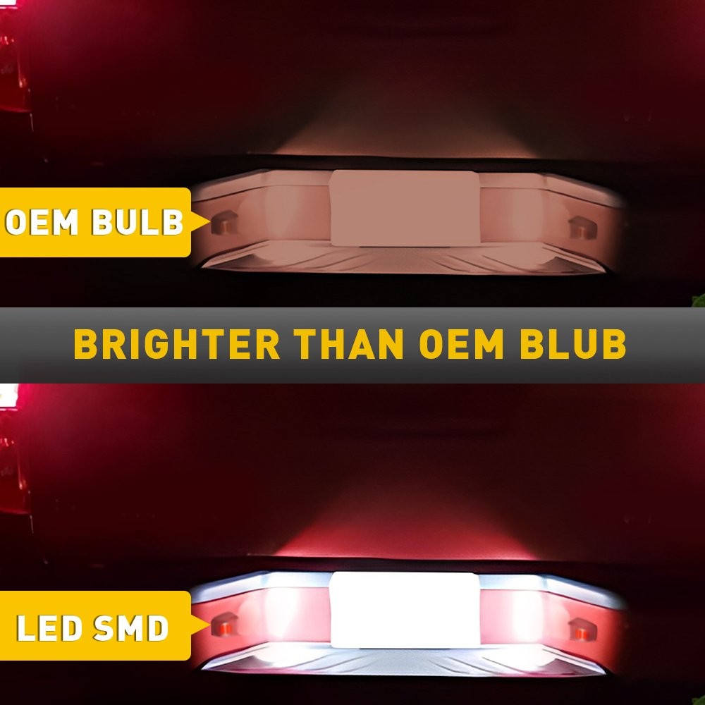 18LED License Plate Light Lamp For Nissan Frontier Titan Armada 2007-2019 2pcs