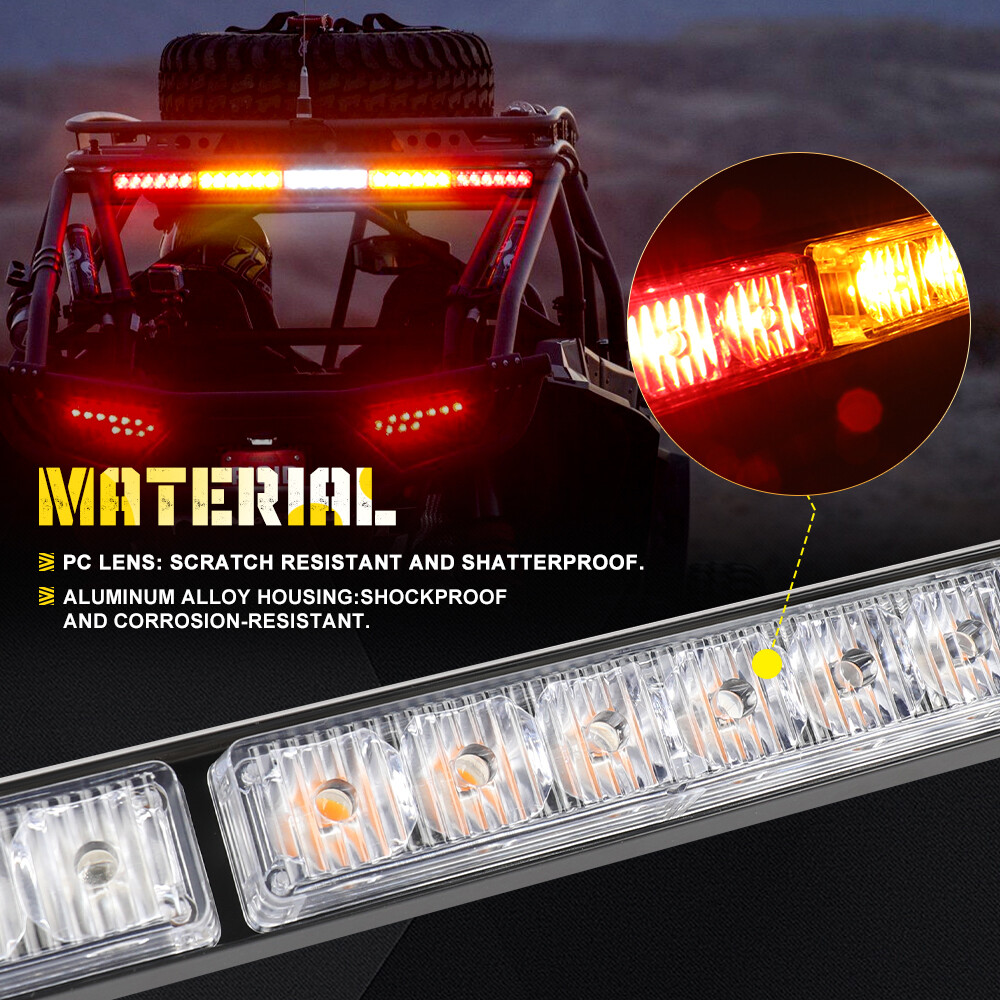 COLIGHT 30 Inch Rear Chase LED Light Bar w/ Brake Running For Yamaha YXZ1000R