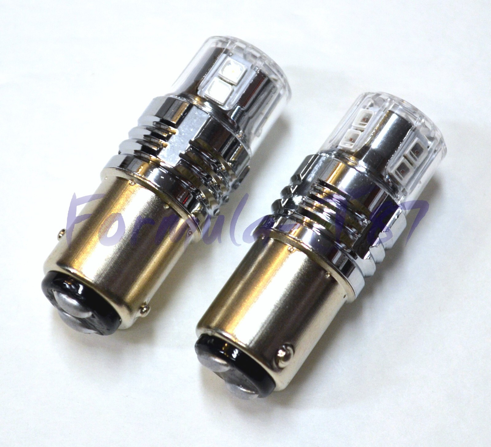 LED 15W 1157 Red Two Bulbs Light Rear Turn Signal Parking Replacement Upgrade OE