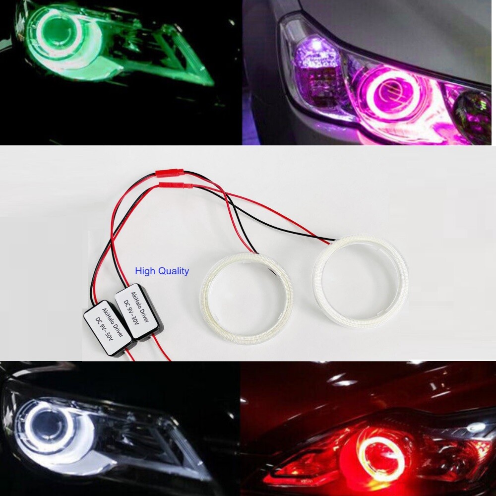 Waterproof LED COB Halo Rings Angel Eyes for DRL Can-am Renegade off-road SUVs