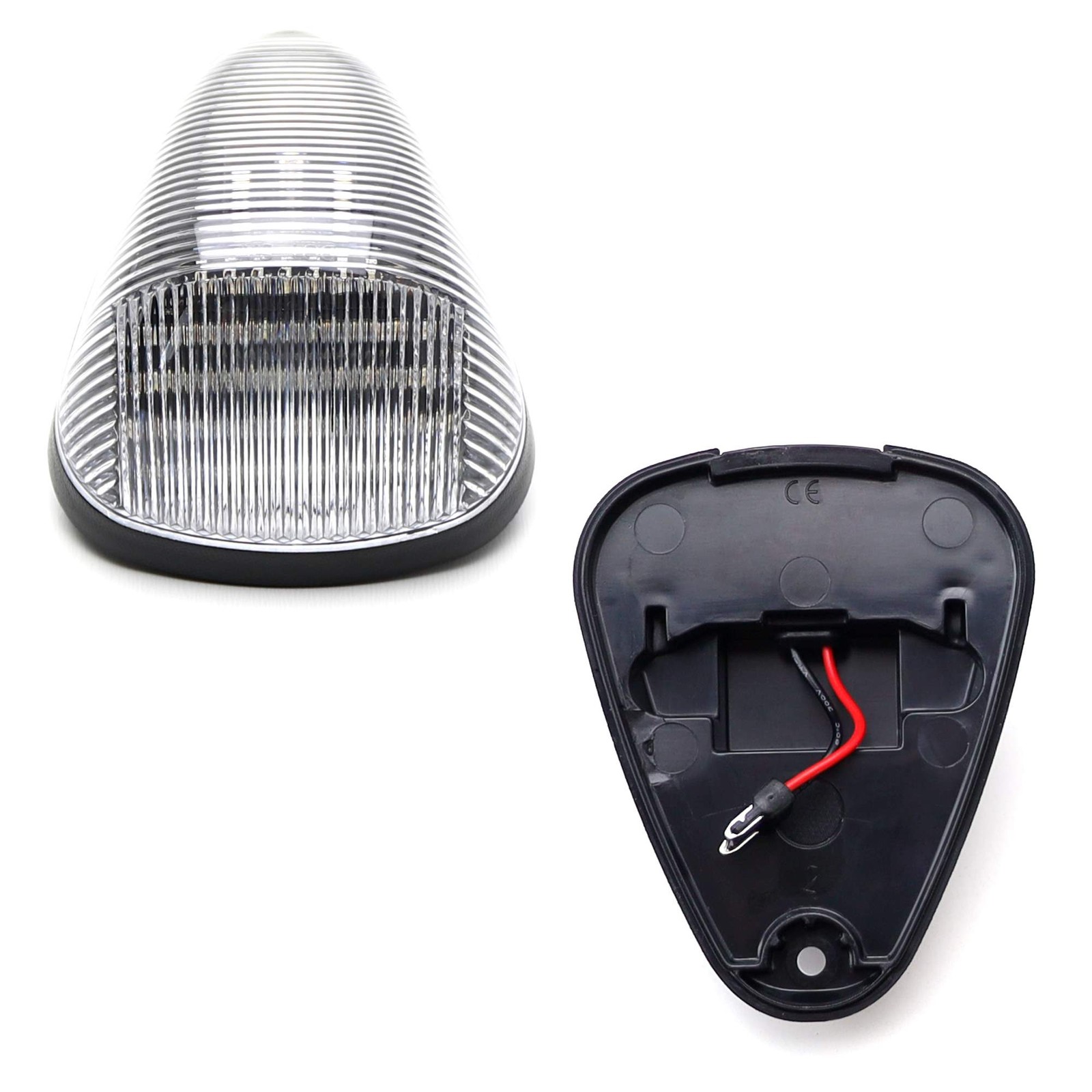 5pc Clear Lens White Full LED Cab Roof Marker Lights For Ford 1999-06 F250 F350