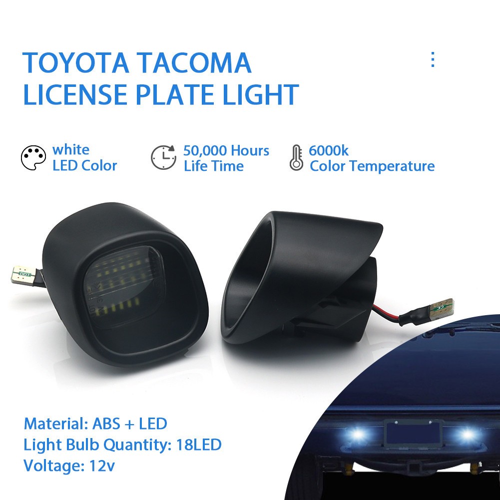 For 1998-2005 Chevrolet Blazer Car Rear 18 LED Number License Plate Light 2PC