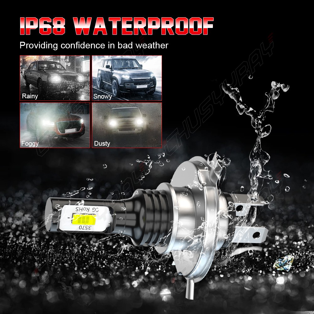 NEW 2026 For Jeep 2007-2017 Wrangler JK JKU 7″ Round H4 LED Headlights Kit