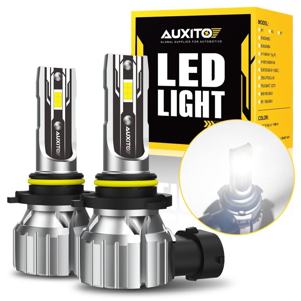 AUXITO 9006 HB4 Low Beam LED Headlight Bulbs 60W 6000K Replace Halogen White E2