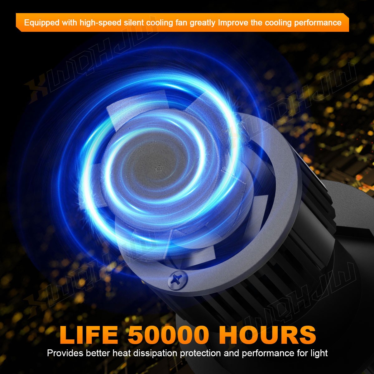 2x H4 9003 HB2 LED Headlight Bulbs Kit Hi/Lo Beam Super Bright White 6500K