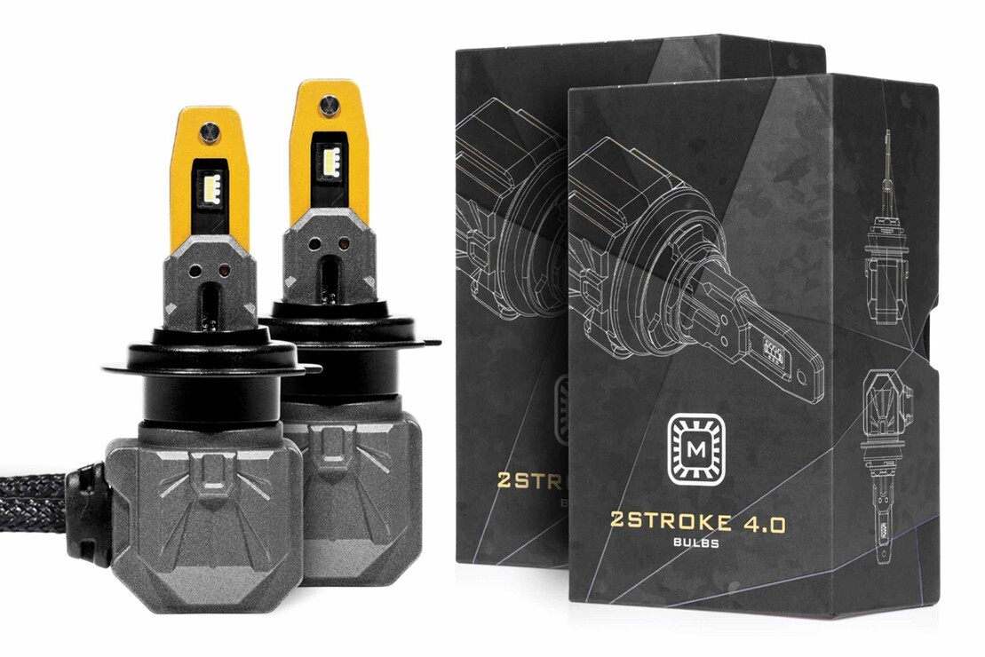 H7 Morimoto 2Stroke 4.0 LED Bulbs with Limited Lifetime warranty (one pair )